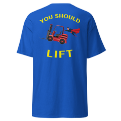 Forklift Superhero You Should Lift RY Classic tee