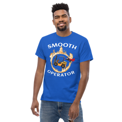 Forklift Superhero in Flames Smooth Operator GW Classic tee