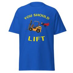 Forklift Superhero You Should Lift GY Classic tee