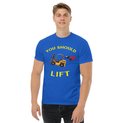 Forklift Superhero You Should Lift GY Classic tee