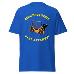 Forklift Ninja Zero Days Since Last Accident GY Classic tee