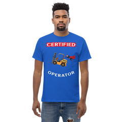 Forklift Superhero Certified Forklift Operator GW Classic tee