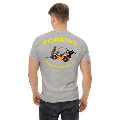 Forklift Ninja Forking Makes Me Happy GY Classic tee