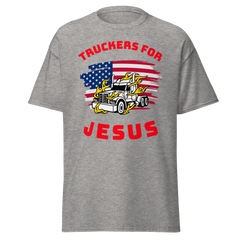 American Trucker in Flames Truckers for Jesus WR Classic tee