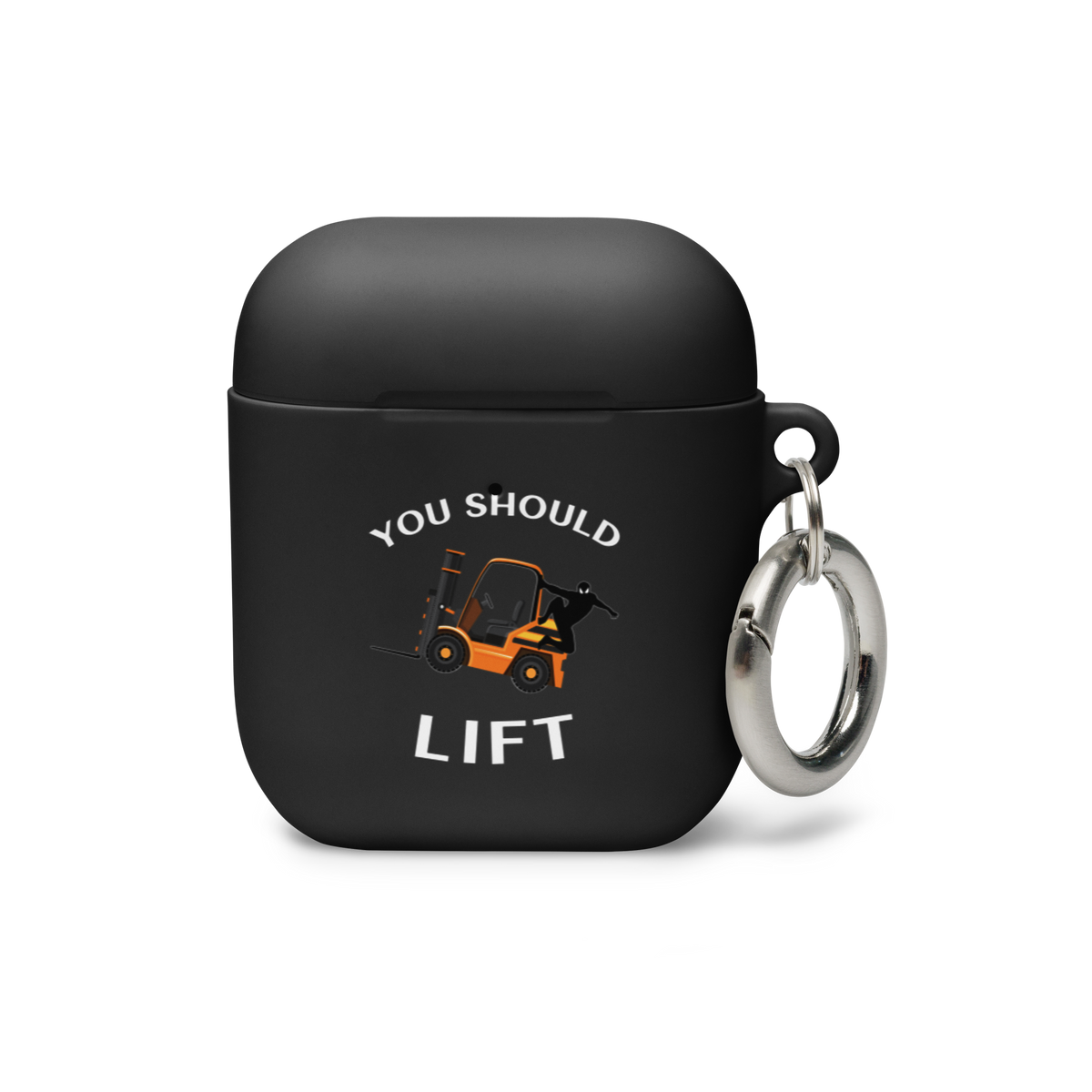 Forklift Ninja You Should Lift GW Rubber Case for AirPods®