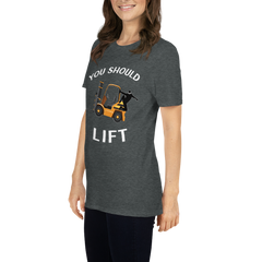 Forklift Ninja You Should Lift GW Short-Sleeve Unisex T-Shirt