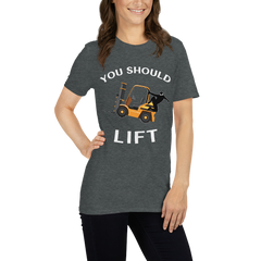 Forklift Ninja You Should Lift GW Short-Sleeve Unisex T-Shirt