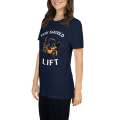 Forklift Ninja You Should Lift GW Short-Sleeve Unisex T-Shirt