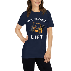 Forklift Ninja You Should Lift GW Short-Sleeve Unisex T-Shirt