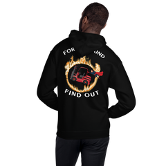 Forklift Superhero in Flames, Fork Around Find Out RW Unisex Hoodie