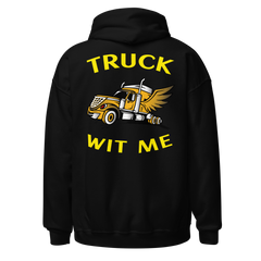 Angel Trucker Truck Wit Me GY Unisex Hoodie