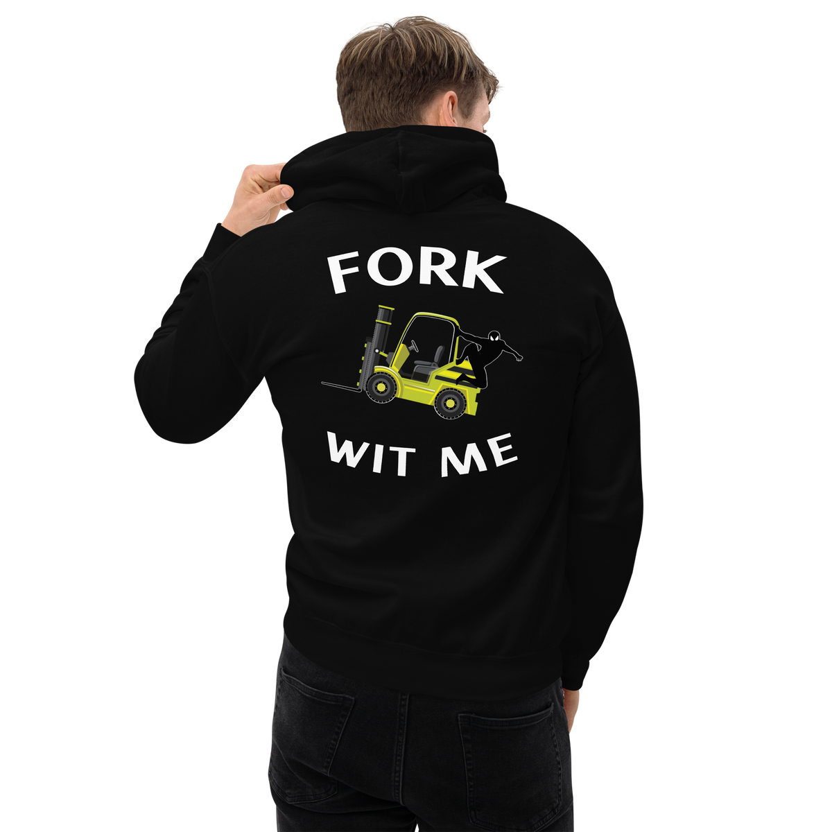 Forklift Ninja Fork Wit Me YW Unisex Hoodie