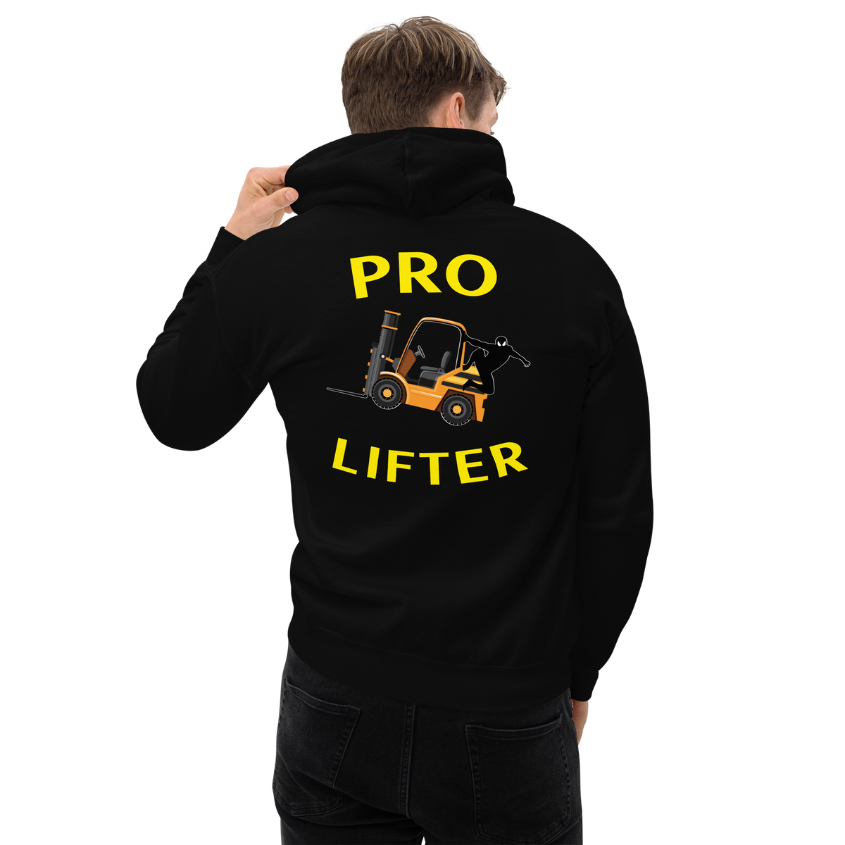 Forklift Ninja Pro Lifter GY Unisex Hoodie