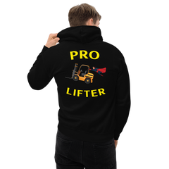 Forklift Superhero Pro Lifter GY Unisex Hoodie