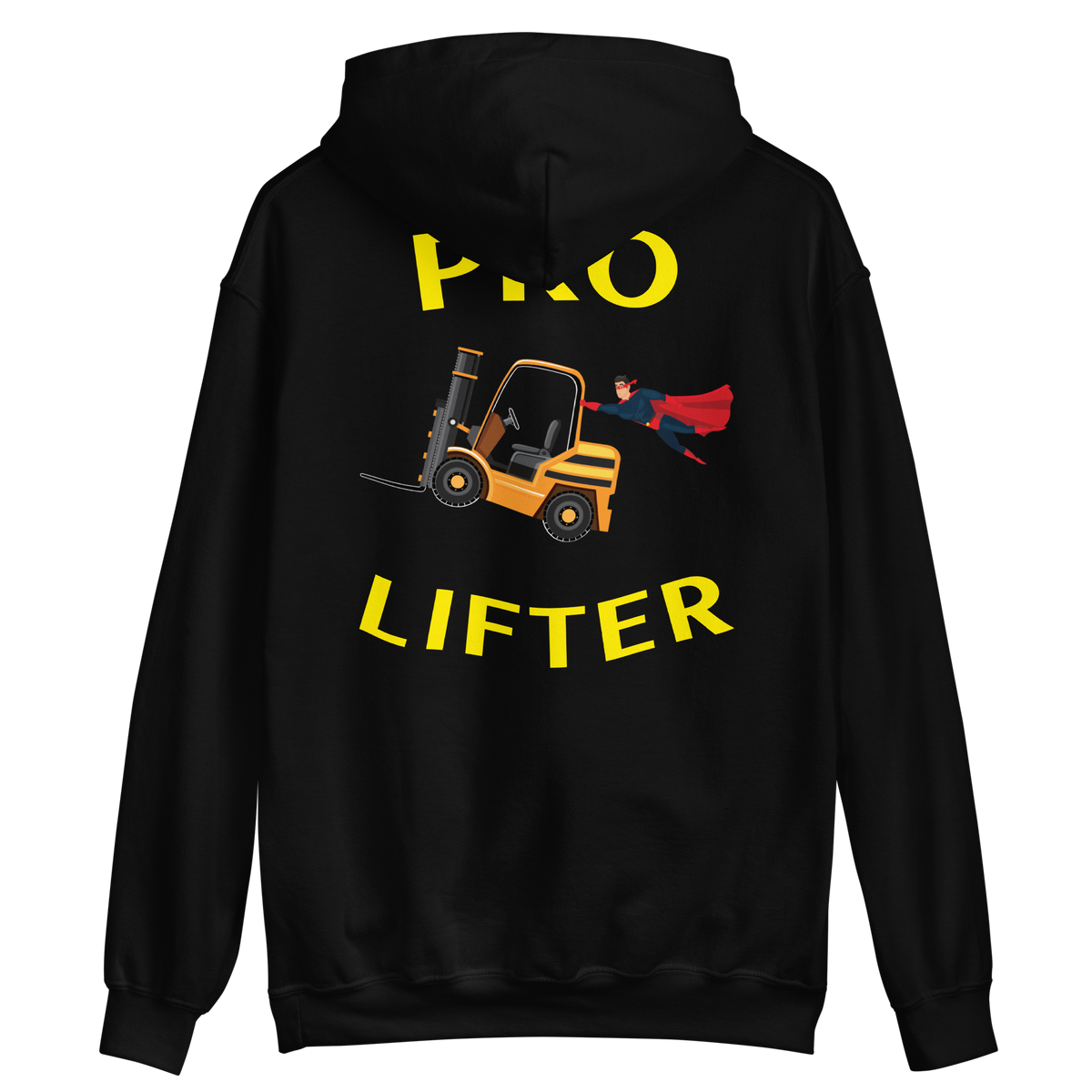 Forklift Superhero Pro Lifter GY Unisex Hoodie