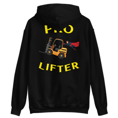 Forklift Superhero Pro Lifter GY Unisex Hoodie