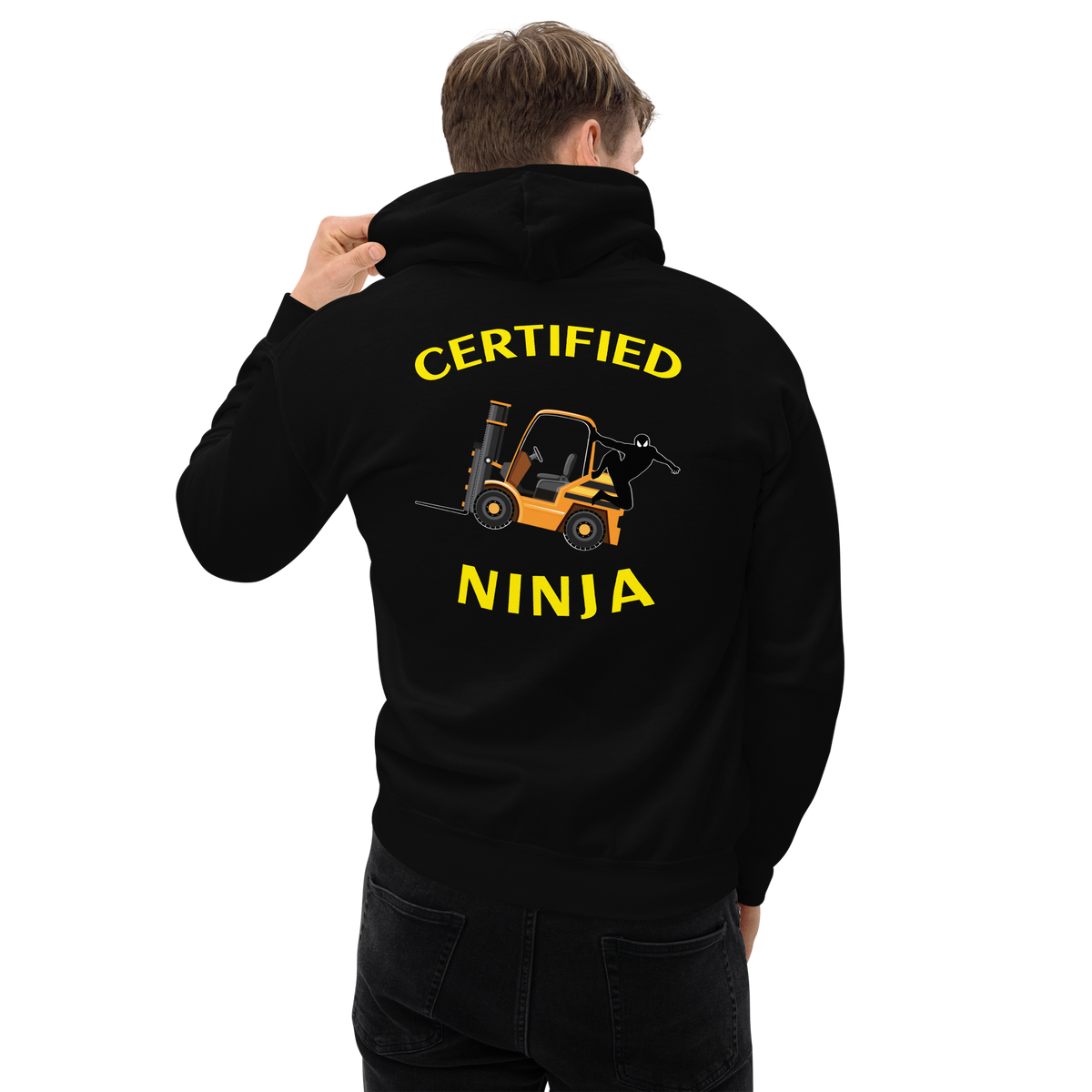 Forklift Ninja Certified Forklift Ninja GY Unisex Hoodie