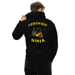 Forklift Ninja Certified Forklift Ninja GY Unisex Hoodie