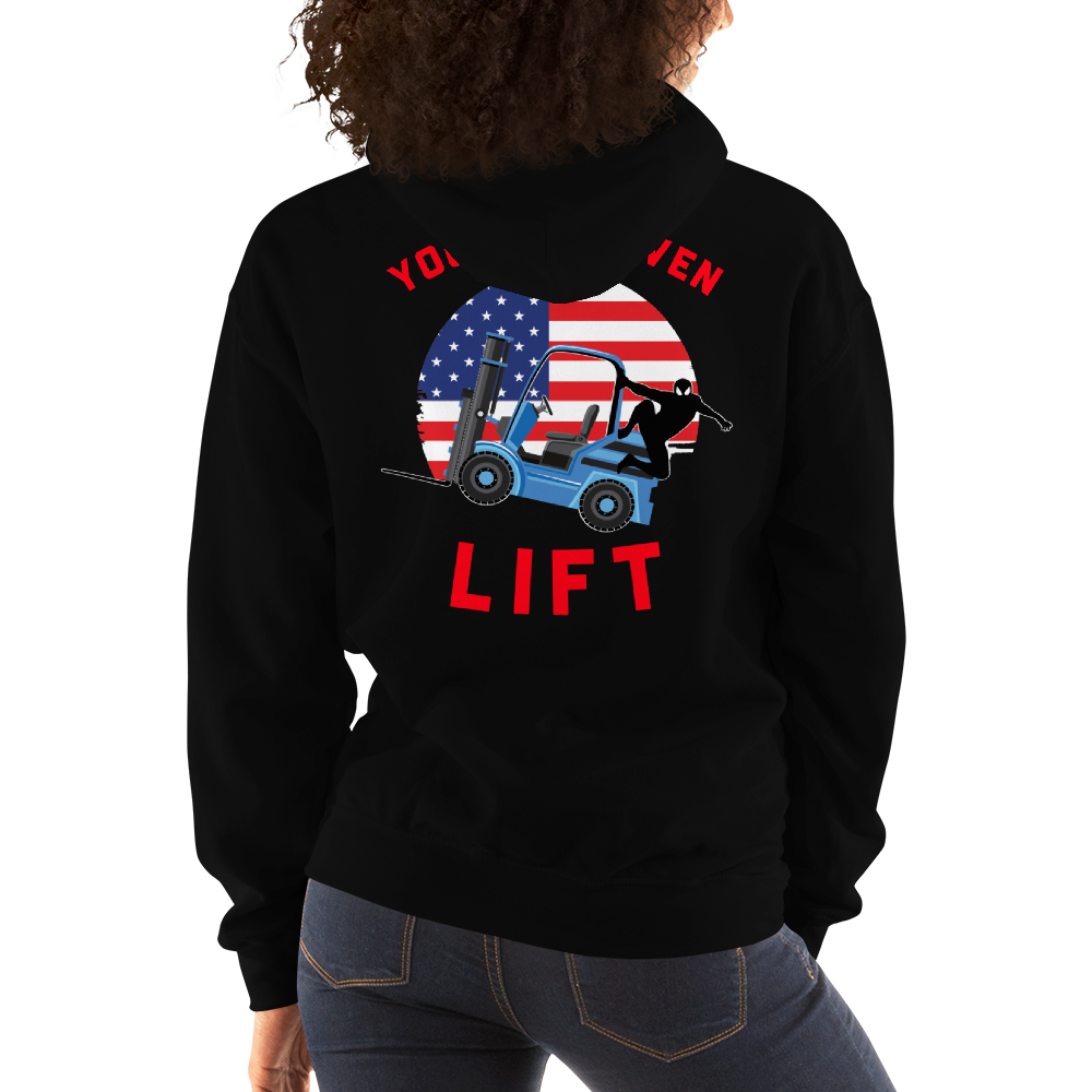 Forklift Ninja You Don't Even Lift BR Unisex Hoodie