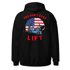 Forklift Ninja You Don't Even Lift BR Unisex Hoodie