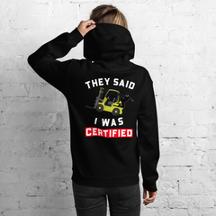 Forklift Ninja Forklift Certified YW Unisex Hoodie