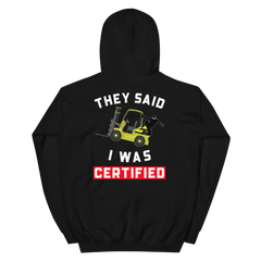 Forklift Ninja Forklift Certified YW Unisex Hoodie