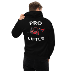 Forklift Superhero Pro Lifter RW Unisex Hoodie