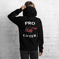 Forklift Superhero Pro Lifter RW Unisex Hoodie