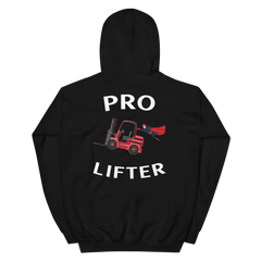 Forklift Superhero Pro Lifter RW Unisex Hoodie