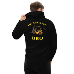 Forklift Ninja Lift Like a Pro Bro GY Unisex Hoodie