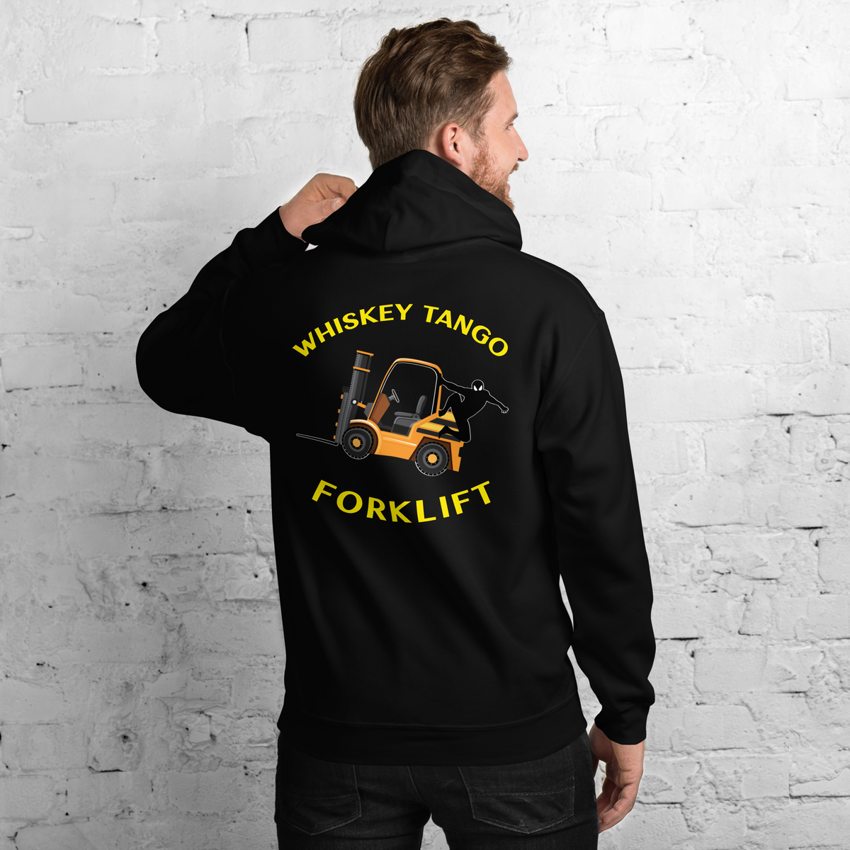 Forklift Ninja Whiskey Tango Forklift GY Unisex Hoodie