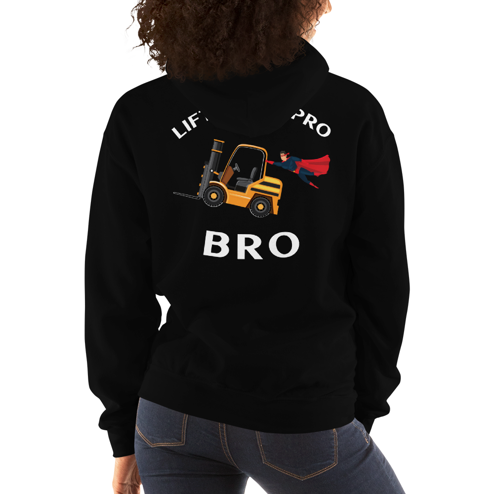 Forklift Superhero Lift Like a Pro Bro GW Unisex Hoodie