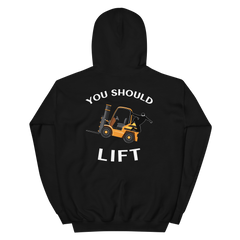 Forklift Ninja You Should Lift GW Unisex Hoodie