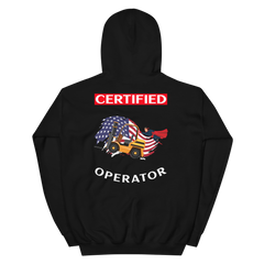 American Forklift Superhero Certified Forklift Operator GW Unisex Hoodie