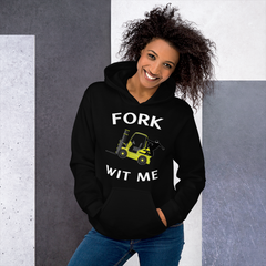 Forklift Ninja Fork Wit Me YW Unisex Hoodie