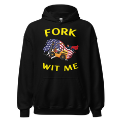 American Forklift Superhero Fork Wit Me GY Unisex Hoodie