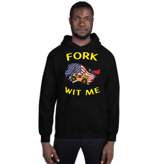 American Forklift Superhero Fork Wit Me GY Unisex Hoodie