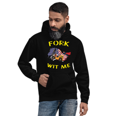 American Forklift Superhero Fork Wit Me GY Unisex Hoodie