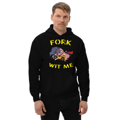 American Forklift Superhero Fork Wit Me GY Unisex Hoodie