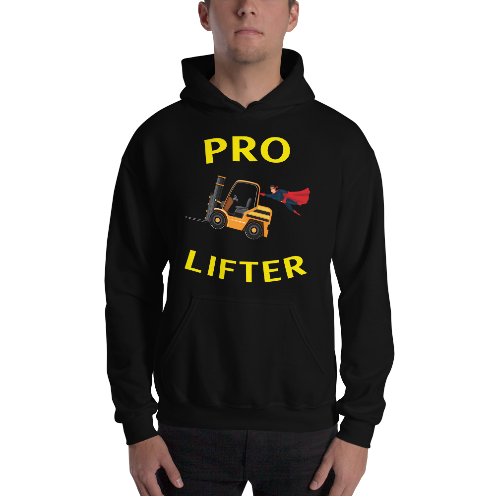 Forklift Superhero Pro Lifter GY Unisex Hoodie