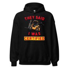 Forklift Ninja Forklift Certified GR Unisex Hoodie