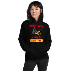 Forklift Ninja Forklift Certified GR Unisex Hoodie