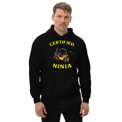 Forklift Ninja Certified Forklift Ninja GY Unisex Hoodie