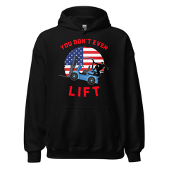 American Forklift Ninja You don't even Lift BR Unisex Hoodie