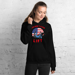 American Forklift Ninja You don't even Lift BR Unisex Hoodie