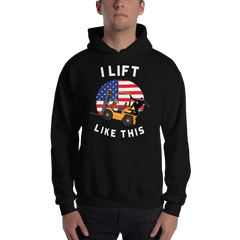 American Forklift Ninja I Lift Like This GW Unisex Hoodie