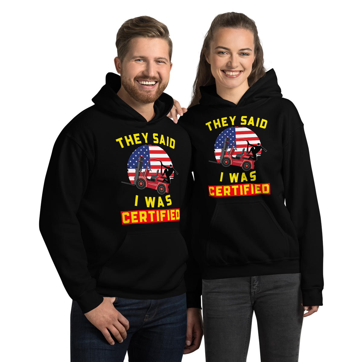 American Forklift Ninja Forklift Certified RY Unisex Hoodie