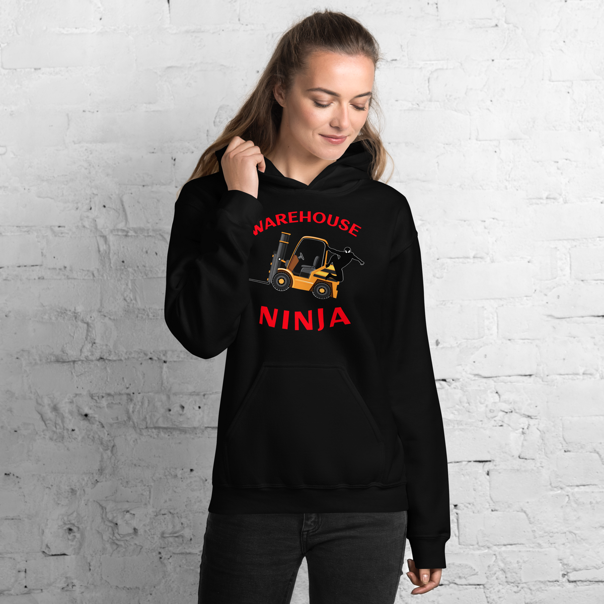 Forklift Ninja Warehouse Forklift Ninja GR Unisex Hoodie