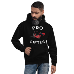 Forklift Superhero Pro Lifter RW Unisex Hoodie