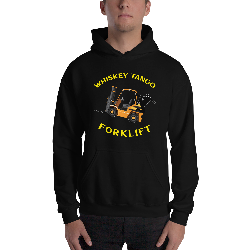 Forklift Ninja Whiskey Tango Forklift GY Unisex Hoodie